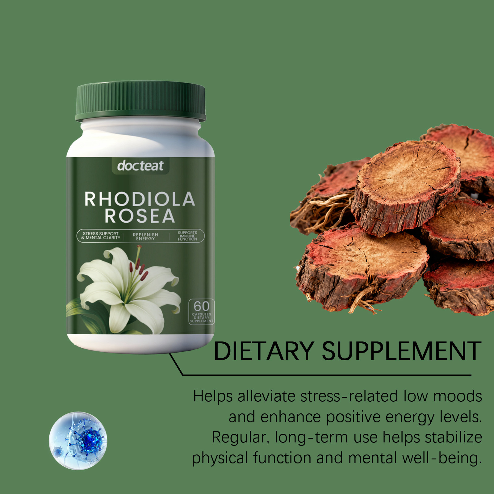 DOCTEAT Men's Health Capsules  - Nutrition Fitness Health review and price